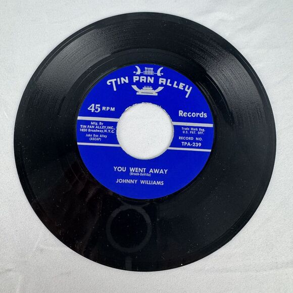 Johnny Williams Tin Pan Alley Rare 1959 Pop 45 Vinyl Near Mint NM I’ve Got A Hot - Picture 3 of 6